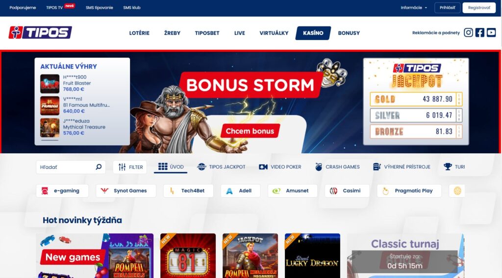eTIPOS Casino